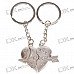 Stainless Lovers keychains (Arrow Across the Heart / 2-Piece Set)
