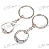 Stainless Lovers keychains (Rings / 2-Piece Set)