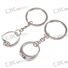 Stainless Lovers keychains (Rings / 2-Piece Set)