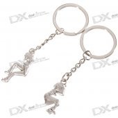 Stainless Lovers keychains (Man & Woman / 2-Piece Set)