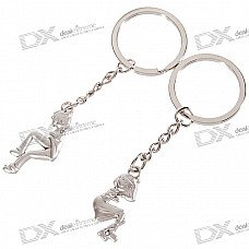 Stainless Lovers keychains (Man & Woman / 2-Piece Set)