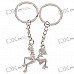 Stainless Lovers keychains (Man & Woman / 2-Piece Set)