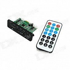Digital Audio MP3 Player Module w/ Bluetooth, FM, Remote Controller for Car - Green + Black Digital Audio MP3 Player Module w/ Bluetooth, FM, Remote Controller for Car - Green + Black