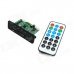 Digital Audio MP3 Player Module w/ Bluetooth, FM, Remote Controller for Car - Green + Black Digital Audio MP3 Player Module w/ Bluetooth, FM, Remote Controller for Car - Green + Black