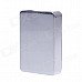 SHAYU Aluminum Alloy Bullet Pattern USB Rechargeable Lighter - Silver (5V)