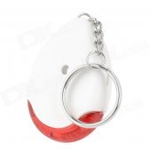 ZW Whistle Key Finder Locator Keychain - Red + White
