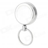ZW Retractable Anti lost Key Keychain - Silver