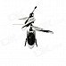 Longhui L609 Metal Frame Rechargeable 3.5-CH R/C Indoor / Outdoor Helicopter - White + Red + Black Longhui L609 Metal Frame Rechargeable 3.5-CH R/C Indoor / Outdoor Helicopter - White + Red + Black