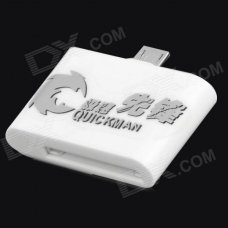 GT-013 Micro USB OTG Card Reader for Samsung Galaxy S3 / S4 / N7100 - White + Silver GT-013 Micro USB OTG Card Reader for Samsung Galaxy S3 / S4 / N7100 - White + Silver