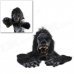 Angry Black King Kong Mask w/ Gloves - Black