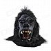 Angry Black King Kong Mask w/ Gloves - Black