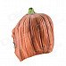 Natural Rubber Pumpkin Mask - Orange + Green