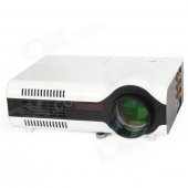 LED-2+ Personal Micro Projector w/ VGA + AV IN + HDMI + TV - White