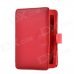 Lichee Pattern Protective PU Leather Case for Amazon Kindle 4 / 5 - Red Lichee Pattern Protective PU Leather Case for Amazon Kindle 4 / 5 - Red