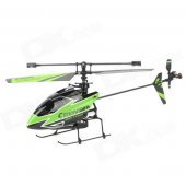 WLtoys V911 4-Channel 2.4GHz R/C Helicopter w/ 130mAh Battery / Charging Cable - Green + Black