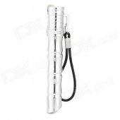 1300 Centigrade Windproof Blue Butane Jet Torch Lighter w/ Keychain - Silver
