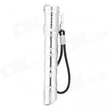 1300 Centigrade Windproof Blue Butane Jet Torch Lighter w/ Keychain - Silver