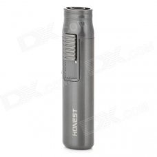 Mini Windproof Blue Flame Butane Jet Lighter - Grey (3 x LR41 / 1300'C)