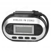 FM-002 1.1" LCD Screen 3.5mm Jack Wireless Stereo FM Transmitter for Iphone / Ipad / Ipod + More