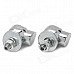 Stylish Skull Style Decorated DIY Screw for Harley Motorcycle - Silver + Red (2 PCS) Stylish Skull Style Decorated DIY Screw for Harley Motorcycle - Silver + Red (2 PCS)