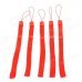 Fabric Hand Strap for WiiU / Wii Game Pad Controller - Red (5 PCS)