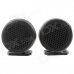 TiaoPing TP-006A Mini Dome Tweeter Component Speakers for Car Audio System - Black (Pair) TiaoPing TP-006A Mini Dome Tweeter Component Speakers for Car Audio System - Black (Pair)
