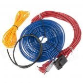 YIYELANG 60W Professional Car Amplifier Audio Installation Wires Cables Kit - Blue+Red+Yellow+Black