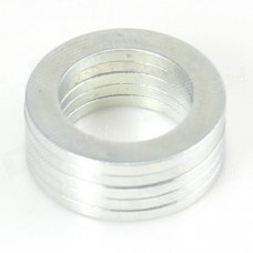 9.5mm Strong NdFeB Magnet Rings - Silver (5 PCS)