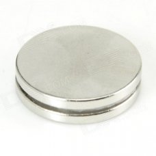 10050103W Coin-Shape Strong NdFeB Magnets - Silver (2 PCS) 10050103W Coin-Shape Strong NdFeB Magnets - Silver (2 PCS)