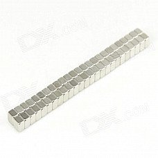 Square Powerful Small NdFeB Magnets - Silver (50 PCS) Square Powerful Small NdFeB Magnets - Silver (50 PCS)