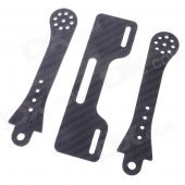 HJ Folding Carbon Fiber FPV Monitor Mount Holder Display Support for Transmitter - Black