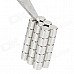 5 x 5mm Cylindrical NdFeB Magnet - Silver (30 PCS)