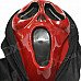 Halloween Red Scream Distorted Mask - Red + Black