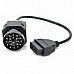 2-in-1 INPA BMW K+CAN / 20-Pin Male to 16-Pin Female OBD II Diagnostic Adapter Cable for BMW 2-in-1 INPA BMW K+CAN / 20-Pin Male to 16-Pin Female OBD II Diagnostic Adapter Cable for BMW