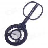 Three Blades Stainless Steel Cigar Cutter Knife - Black + Silver