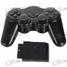 2.4GHz RF Wireless Dual-Shock Game Controller with Receiver for PS2 (4*AAA)