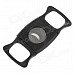 Portable Plastic + Stainless Steel Cigar Cutter Knife - Black + Silver Portable Plastic + Stainless Steel Cigar Cutter Knife - Black + Silver