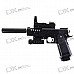 6mm Pistol Spring-load BB Gun Toy with Laser Sight and Flashlight 6mm Pistol Spring-load BB Gun Toy with Laser Sight and Flashlight