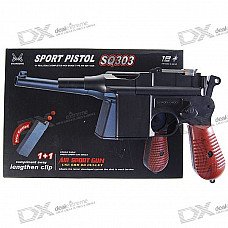 SQ303 6mm Caliber Spring-load Sport Pistol BB Gun Toy SQ303 6mm Caliber Spring-load Sport Pistol BB Gun Toy