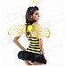 Bee Style Outfit Costumes for Halloween - Yellow + Black (Free Size) Bee Style Outfit Costumes for Halloween - Yellow + Black (Free Size)
