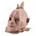 Halloween Rhino Demon w/ Two Horns Mask - Pink