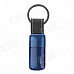 Portable Butane Gas Lighter Keychain - Deep blue + Black