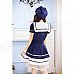 Maid Students Character Costumes for Halloween - Blue (Free Size) Maid Students Character Costumes for Halloween - Blue (Free Size)