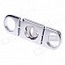 Double Blades Sharp Stainless Steel Cigar Cutter - Silver Double Blades Sharp Stainless Steel Cigar Cutter - Silver