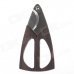 High Quality Ebony Sharp Stainless Steel Cigar Cutter - Deep Brown + Silver High Quality Ebony Sharp Stainless Steel Cigar Cutter - Deep Brown + Silver