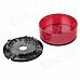 High Quality Stainless Steel Ashtray - Black + Red