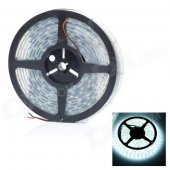 HML IP68 Waterproof 72W 6000lm 300-SMD 5050 LED White Light Car Decoration Lamp Strip- White (5m)