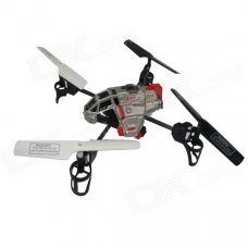 UDI 2.4GHz 4-Channel Remote Control R/C UFO Aircraft Helicopter - Black + Silver + Red UDI 2.4GHz 4-Channel Remote Control R/C UFO Aircraft Helicopter - Black + Silver + Red
