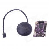 APM 2.5.2 APM Flight Controller Board with GPS For Multi-rotor Fixed-wing Copter - Purple + Black