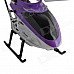 A15 3.5-CH IR Remote Control Helicopter - White + Purple A15 3.5-CH IR Remote Control Helicopter - White + Purple